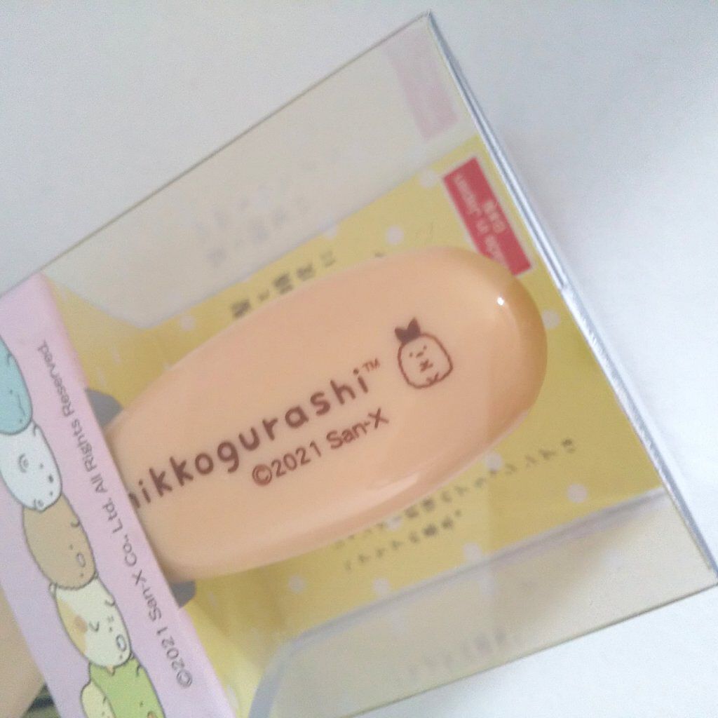 すみっコぐらしポリヘアブラシ/貝印/ヘアブラシを使ったクチコミ（2枚目）