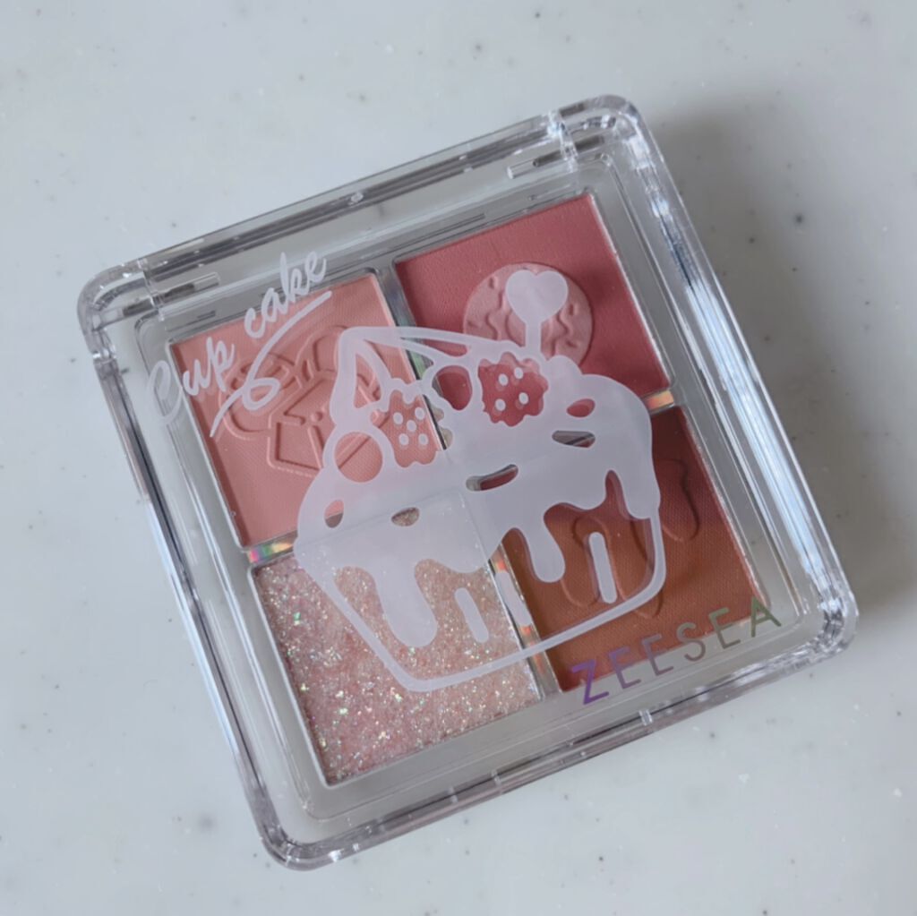 ZEESEAデザートコレクション４カラーアイシャドウパレット/ZEESEA/アイシャドウパレットを使ったクチコミ（3枚目）