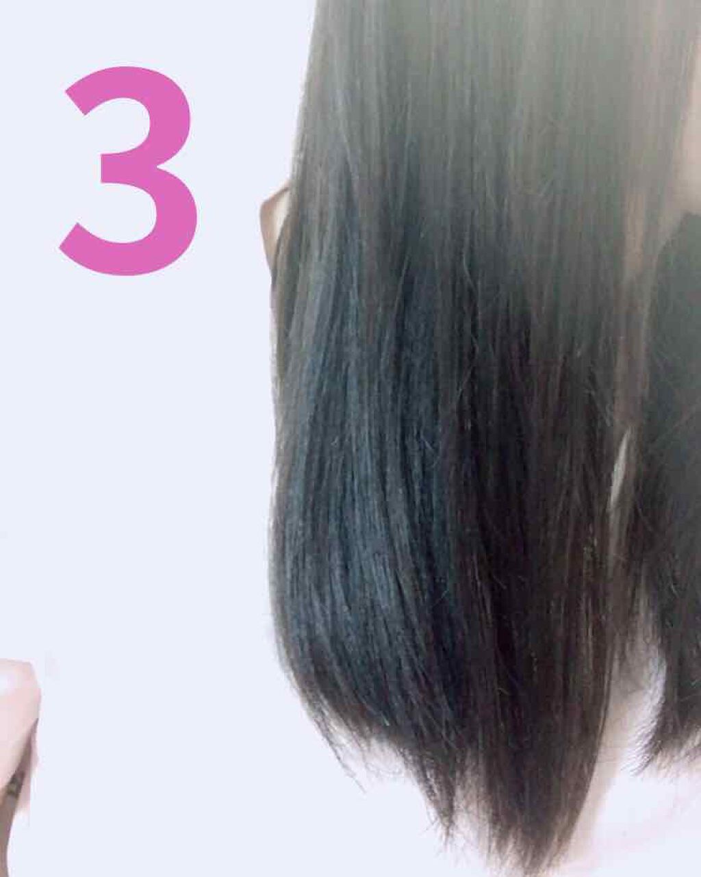 MIRANDA ヘアビタミン バリスタイルヘアオイルのクチコミ「お風呂上がりの濡れた髪にオイルを1つ分つけます。そして髪を乾かしてとかすだけです。朝起きて髪を.....」（3枚目）