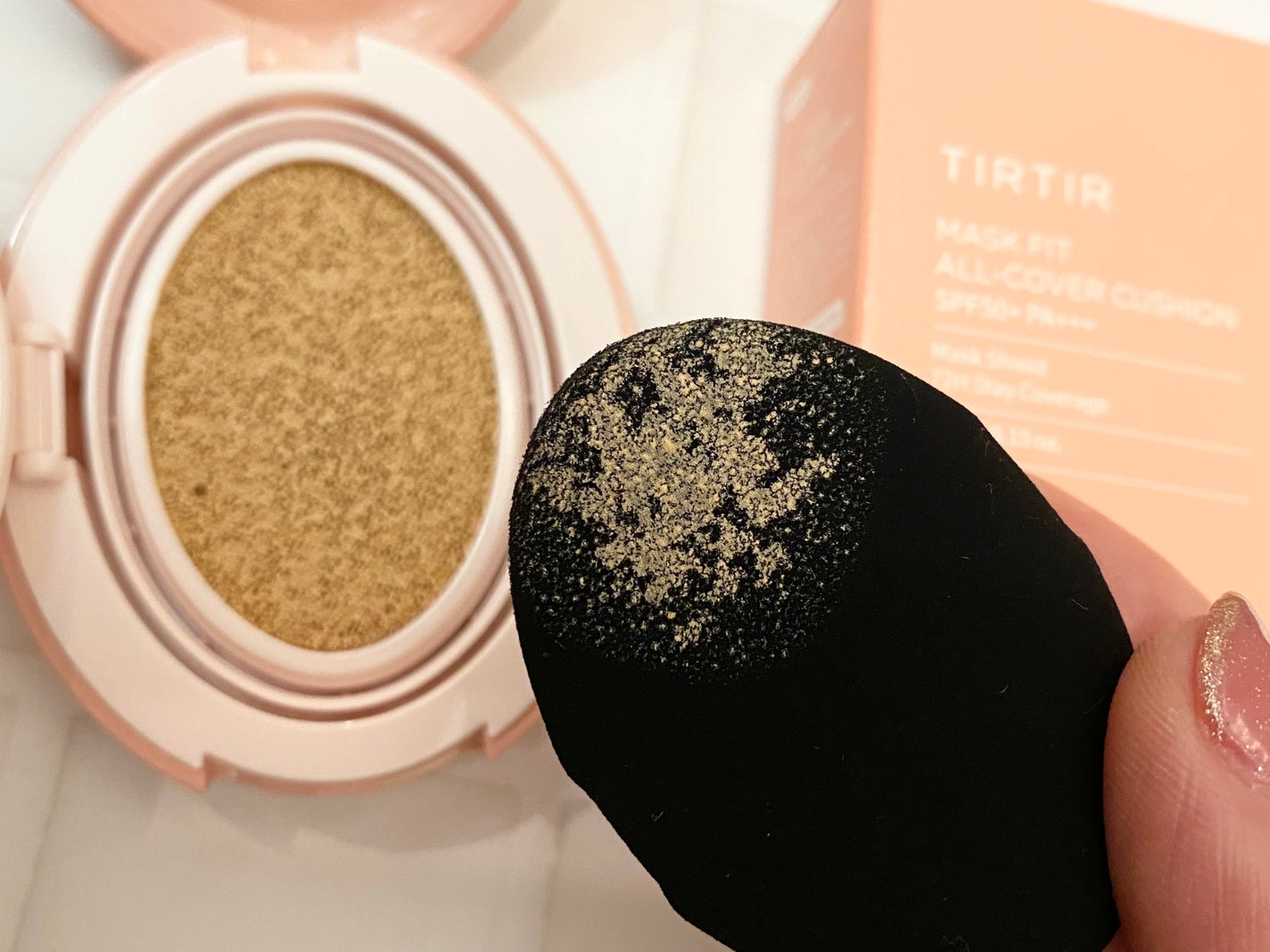 マスクフィットオールカバークッション/TIRTIR(ティルティル)/クッションファンデーションを使ったクチコミ(4枚目)