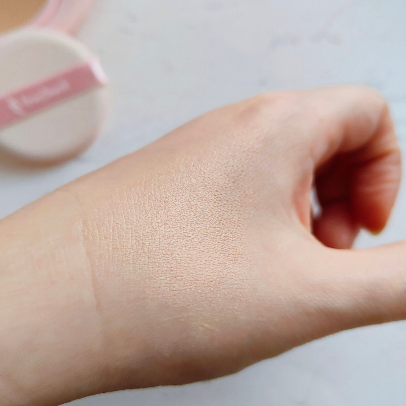 トワタッチ ハートクッション グロウメッシュ/troistouch/クッションファンデーションを使ったクチコミ(5枚目)