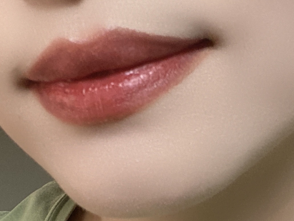 ラスターグロウティント 03 チョコブルーム/NEUFIL/リップティントを使ったクチコミ（3枚目）