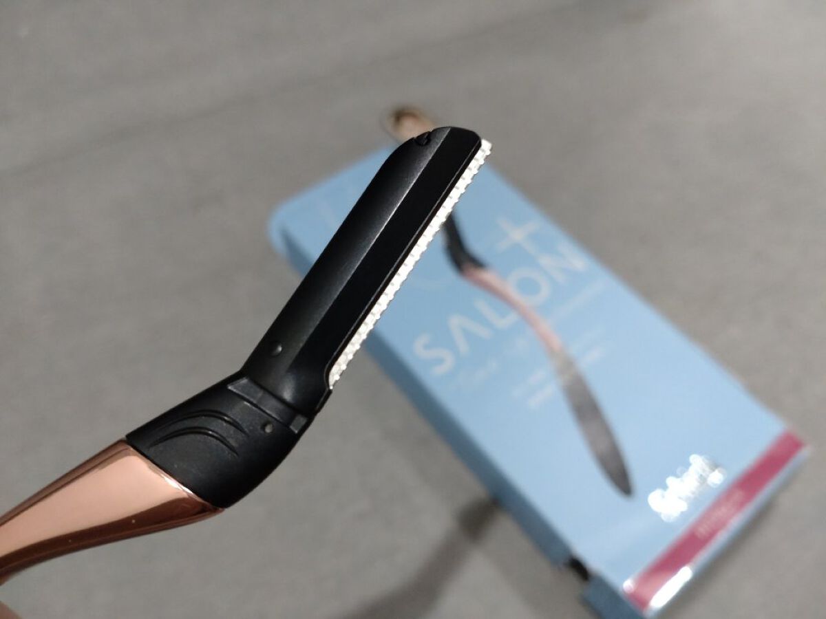 サロンプラス トーンアップ フェイススムーサー ホルダー（刃付き）/サロンプラス/シェーバーを使ったクチコミ（3枚目）