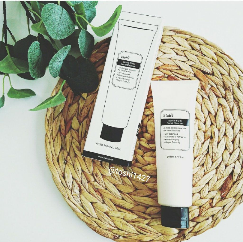 ジェントルブラックフェイシャルクレンザー(140ml)/Klairs/洗顔フォームを使ったクチコミ(1枚目)