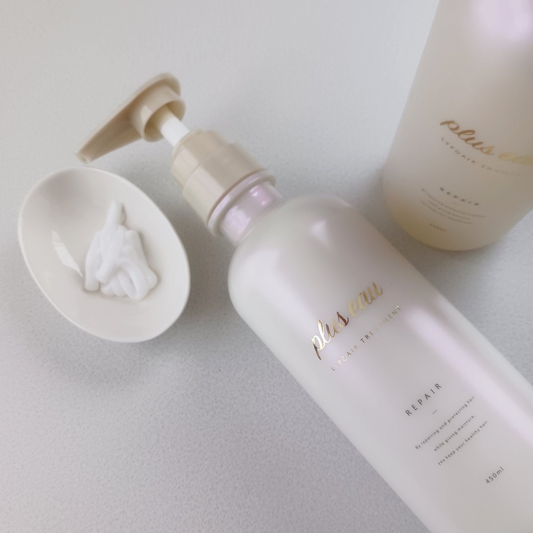 リポアシャンプー/リポアトリートメント/plus eau/市販シャンプーを使ったクチコミ（3枚目）