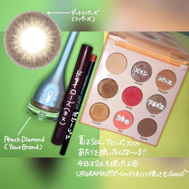 シャドウパレットSOL/ColourPop/アイシャドウパレットを使ったクチコミ（2枚目）