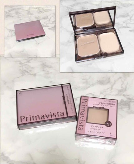 くずれにくい きれいな素肌質感パウダーファンデーション/プリマヴィスタ/パウダーファンデーションを使ったクチコミ(1枚目)
