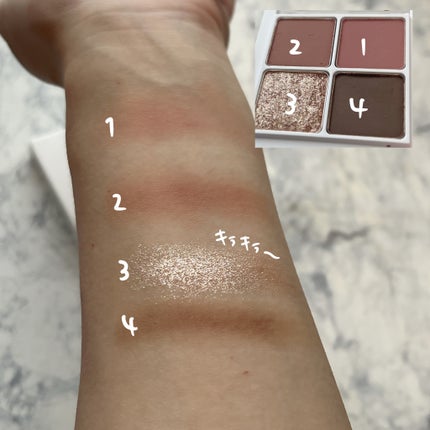 インフィニティフラター/S2ND/アイシャドウパレットを使ったクチコミ(2枚目)