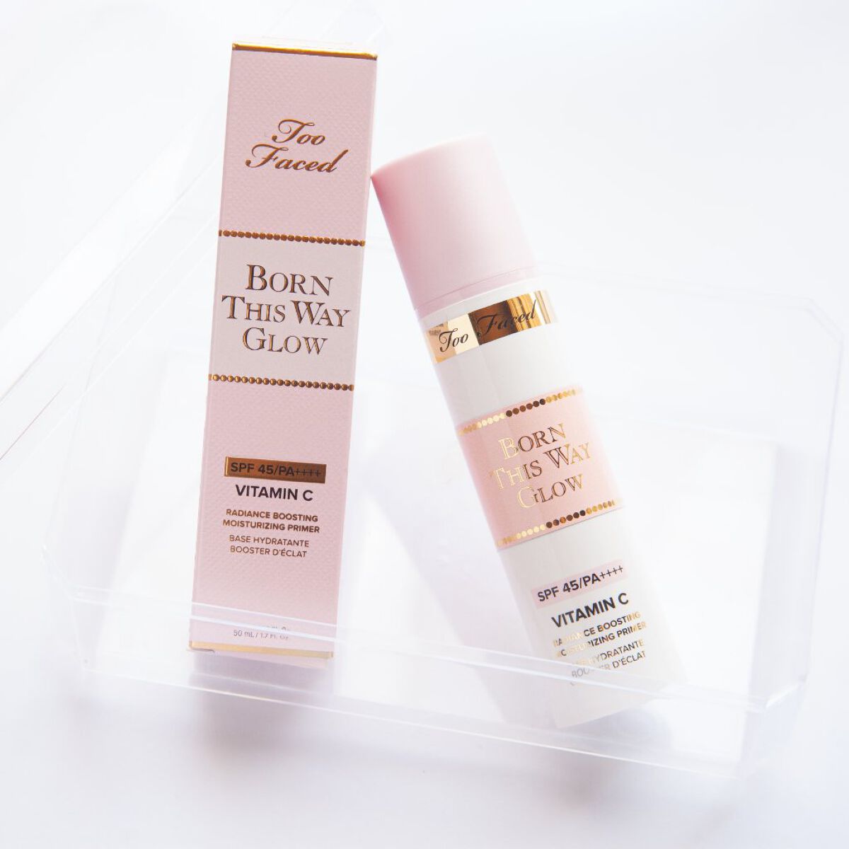 ボーン ディス ウェイ グロウ モイスチュアライジング メイクアップ プライマー/Too Faced/化粧下地を使ったクチコミ（1枚目）