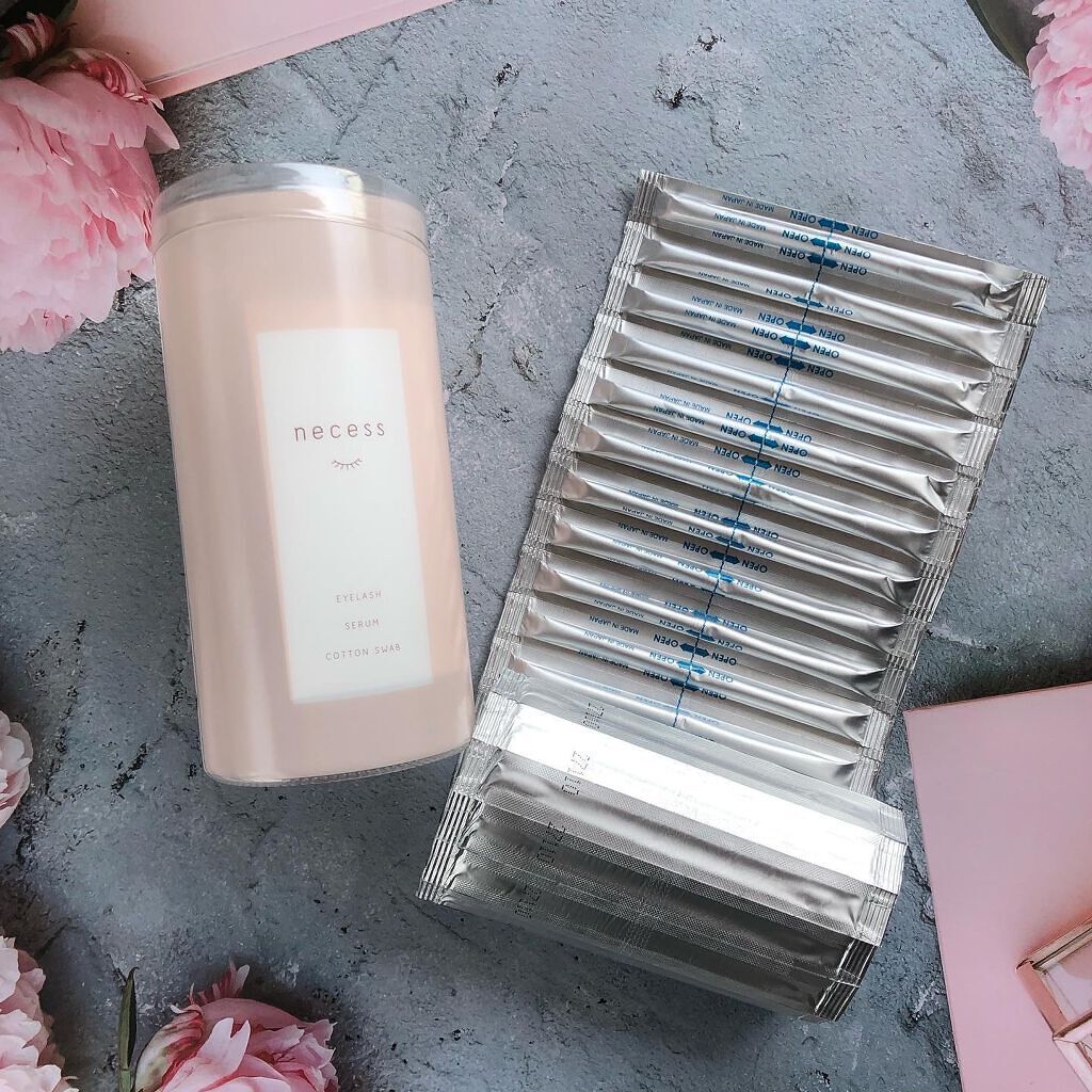 necess まつげ美容液綿棒 /コジット/まつげ美容液を使ったクチコミ（3枚目）