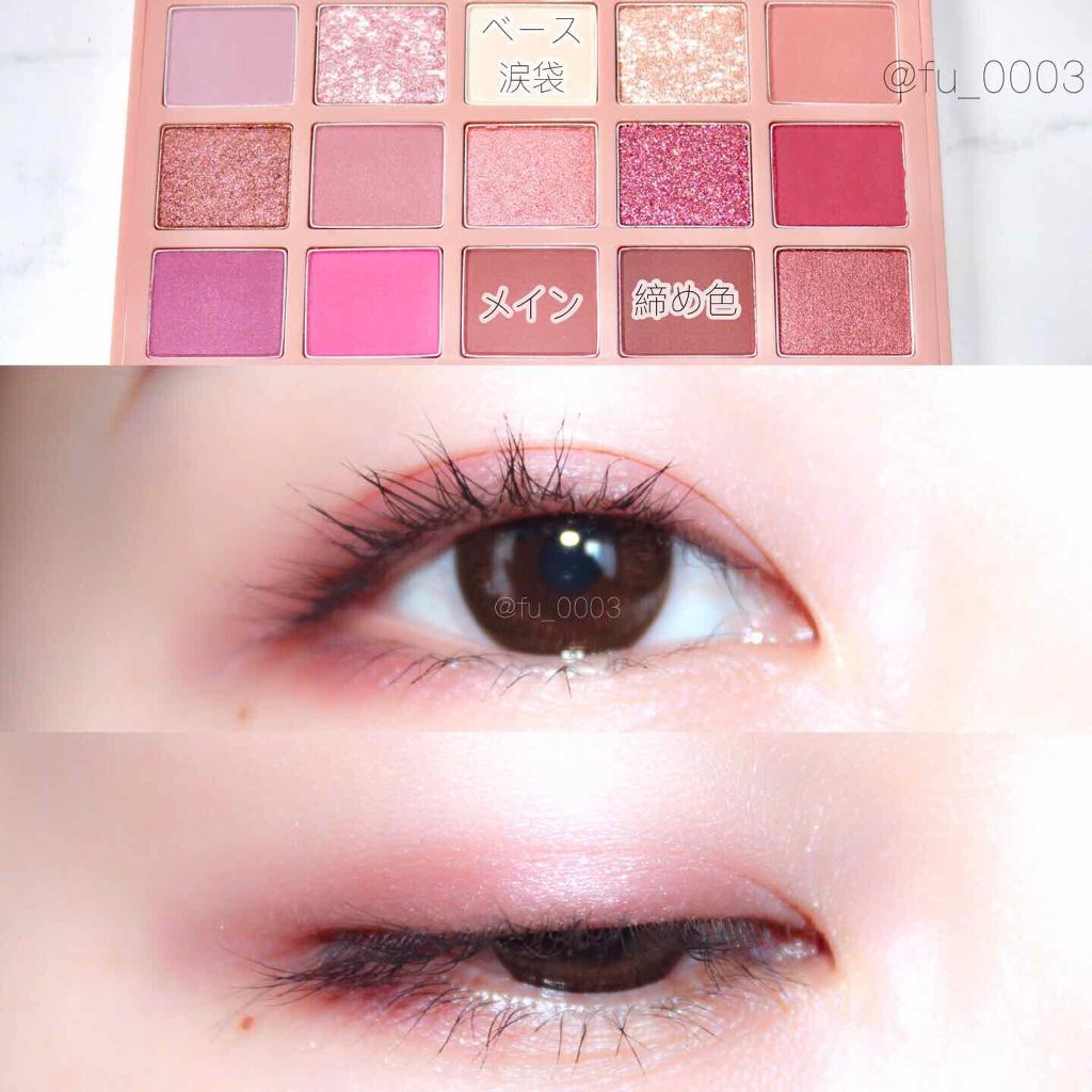 プレイカラーアイパレット ローズボム/ETUDE/アイシャドウパレットを使ったクチコミ（2枚目）