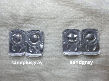 サンドシリーズ サンドグレー/LENSSIS/カラーコンタクトレンズを使ったクチコミ（2枚目）