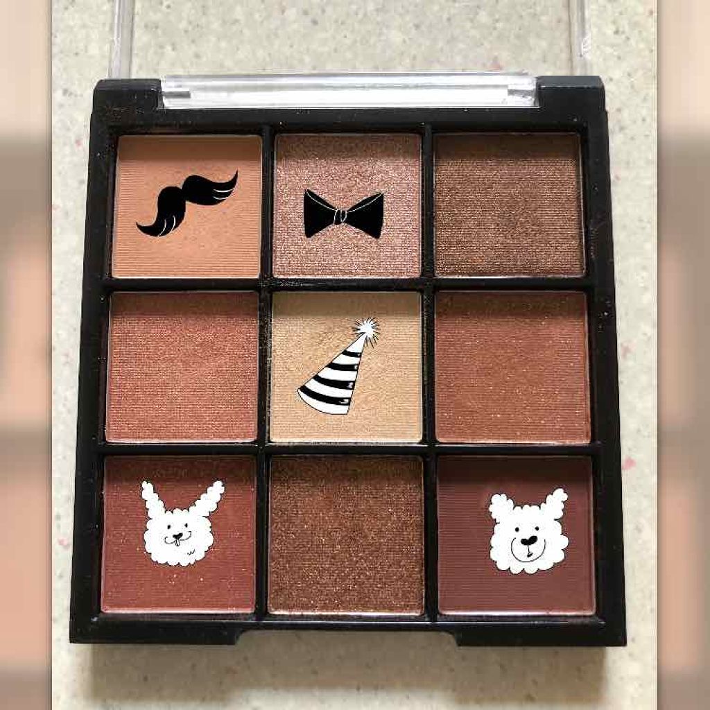 UR GLAM　BLOOMING EYE COLOR PALETTE/U R GLAM/アイシャドウパレットを使ったクチコミ（2枚目）