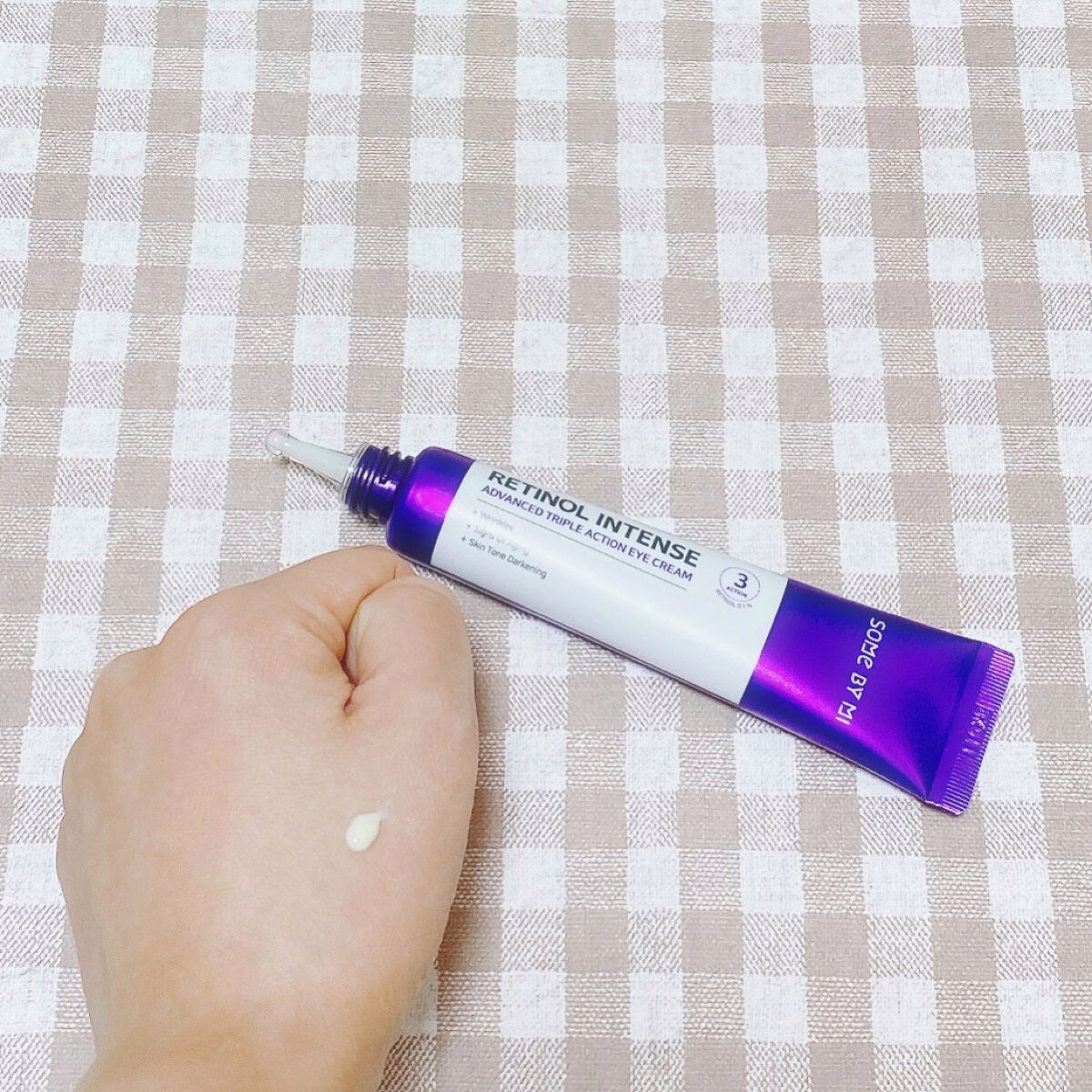 レチノールインテンシブ アドバンスドトリプルアクションアイクリーム/SOME BY MI/アイケア・アイクリームを使ったクチコミ（2枚目）