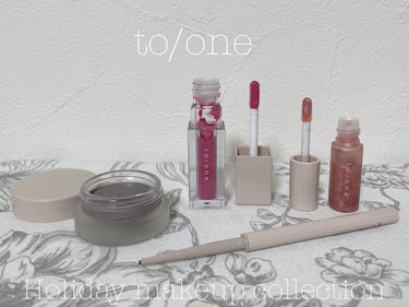to/one ホリデー メイクアップ コレクション 2022のクチコミ「#コスメ購入品

to/one
Holiday makeup collection 2022
.....」（2枚目）