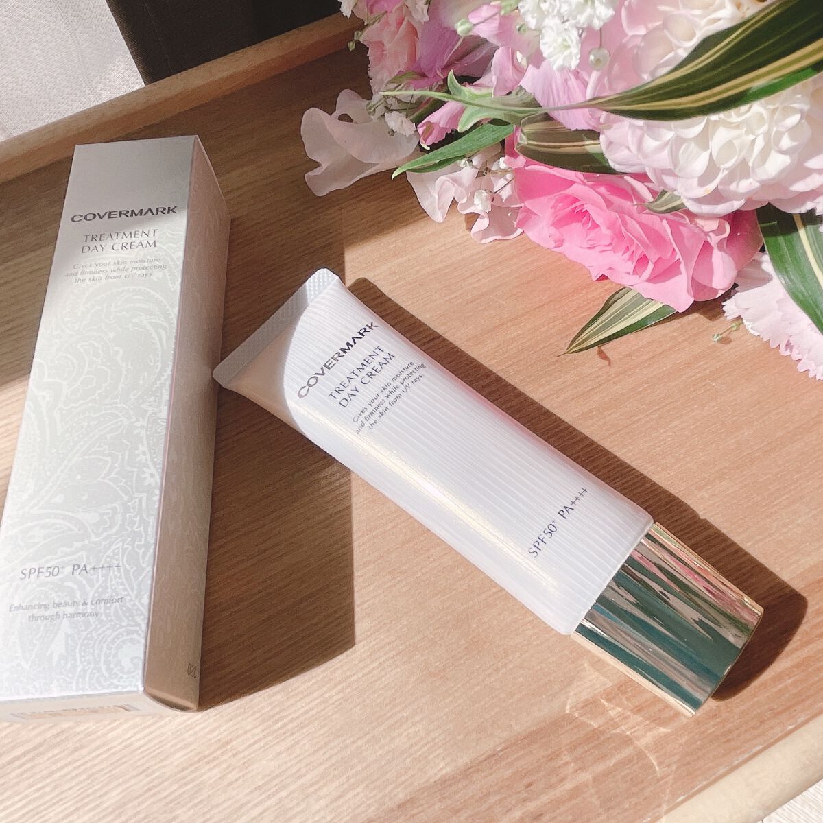 トリートメント デイ クリーム/COVERMARK/日焼け止めクリームを使ったクチコミ（1枚目）
