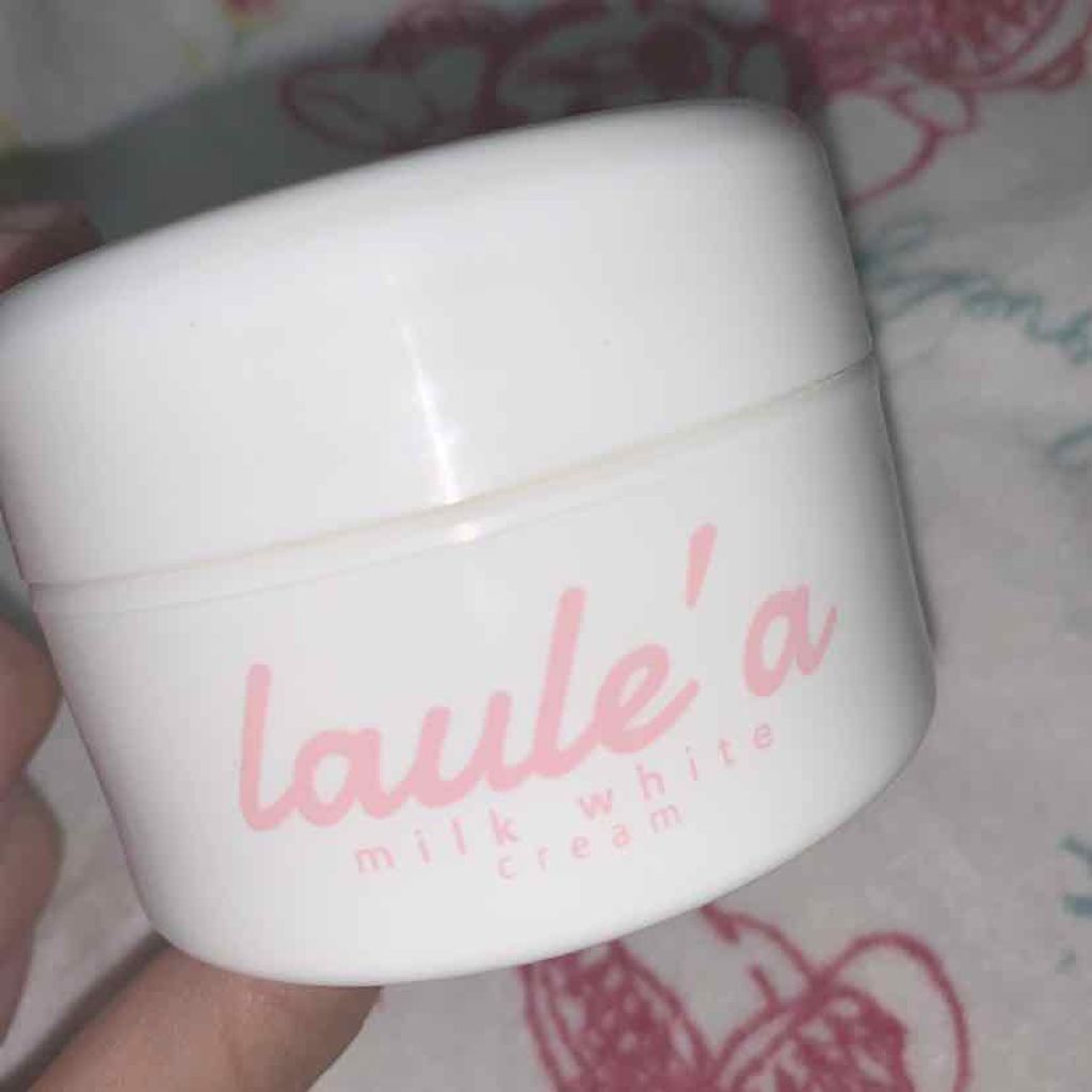 ミルクホワイトクリーム/Laule'a/フェイスクリームを使ったクチコミ（1枚目）