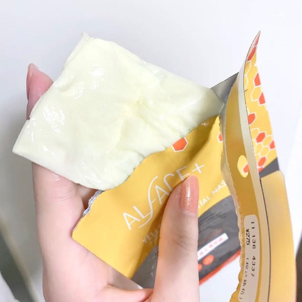 オルフェス イエローエッセンシャルマスク/ALFACE+/シートマスク・パックを使ったクチコミ（2枚目）