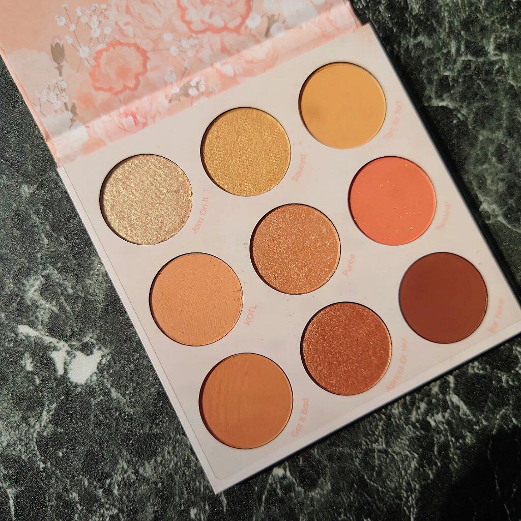  アプリコット ミー ノット/ColourPop/アイシャドウパレットを使ったクチコミ（3枚目）