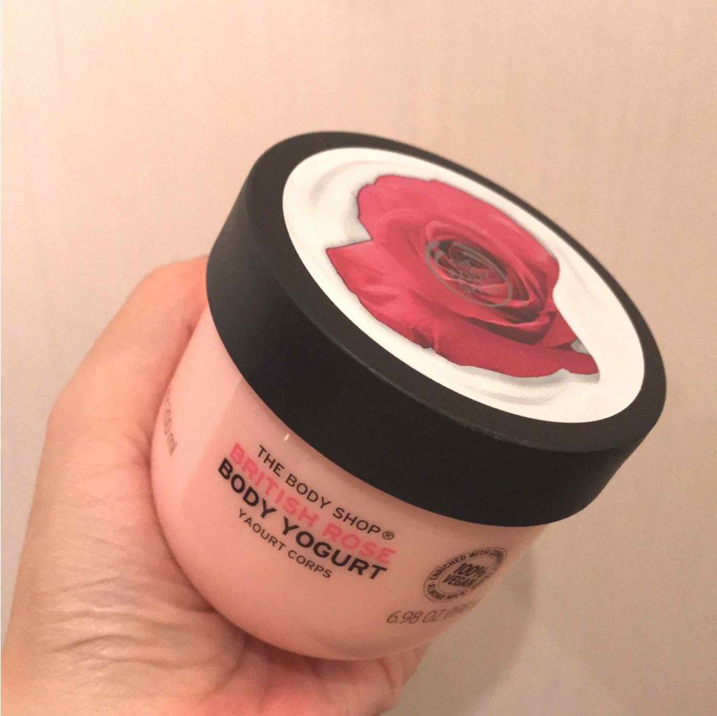 ボディヨーグルト ブリティッシュローズ/THE BODY SHOP/ボディローションを使ったクチコミ（1枚目）