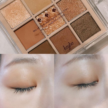KEYBO FALL IN LOVE SHADOW PALETTE/keybo/アイシャドウパレットを使ったクチコミ(3枚目)