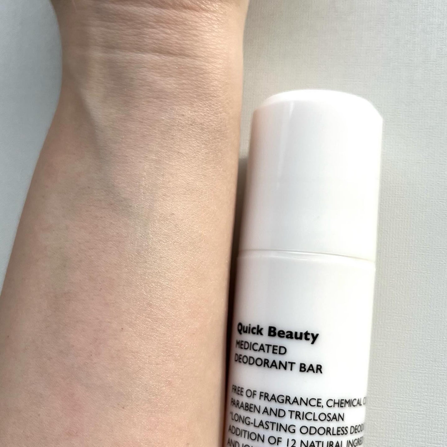 QB 薬用デオドラントバー 40C/クイックビューティー/デオドラント・制汗剤を使ったクチコミ(4枚目)