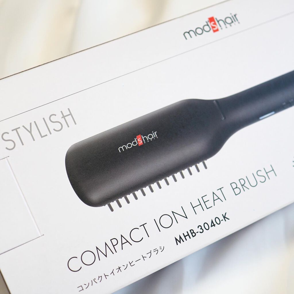 スタイリッシュ コンパクトイオンヒートブラシ MHB-3040-K/mod's hair/ヒートブラシを使ったクチコミ(3枚目)