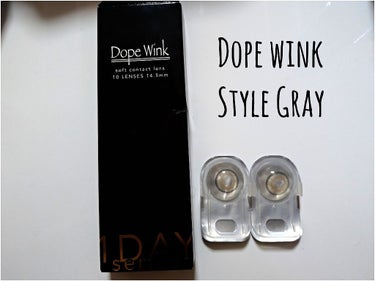 ✦ヴィーナスアイズボーテ
Dope Wink 1day
Style Gray
これはすごい！
つけたのめちゃわかる！
楽しい！

付けた最初違和感有りましたが
徐々に違和感も無くなります👁
コンタクト自