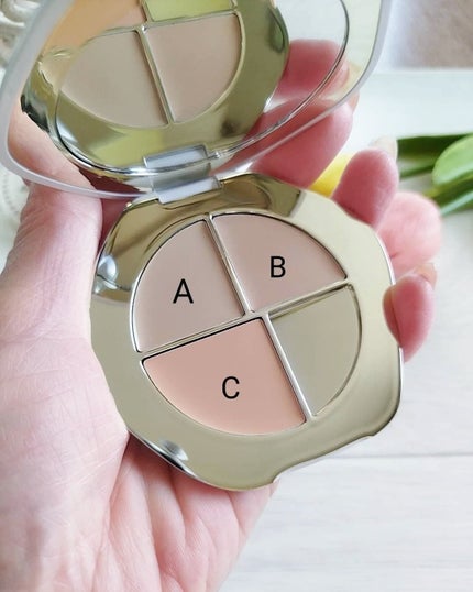 TIMAGE クリーミーコンシーラーパレット/TIMAGE/パレットコンシーラーを使ったクチコミ(2枚目)