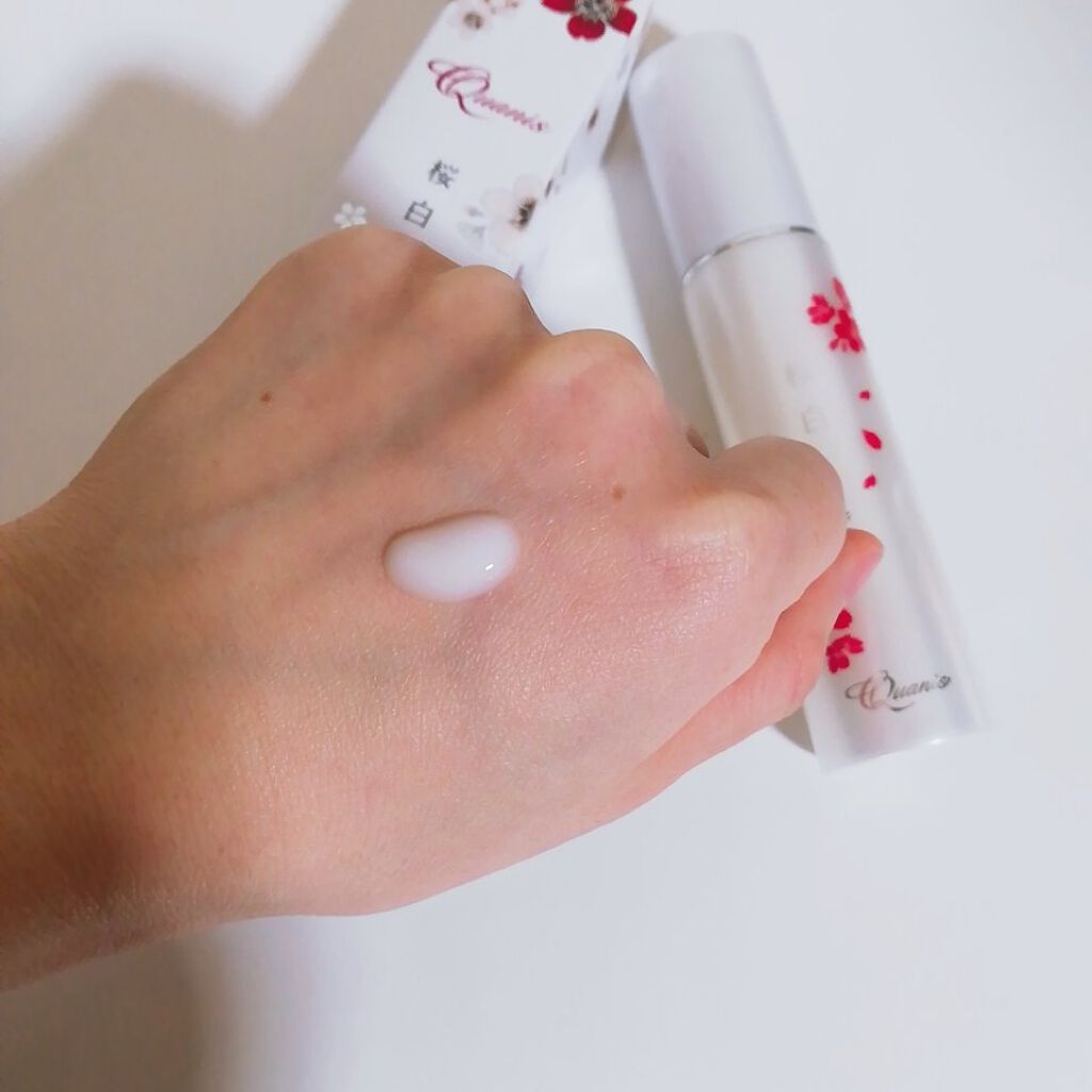 桜白エッセンス/Quanis/美容液を使ったクチコミ（2枚目）