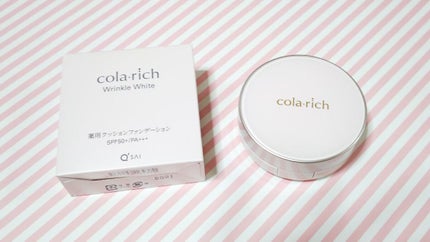 リンクルホワイトクッションファンデーション/コラリッチ/クッションファンデーションを使ったクチコミ(1枚目)