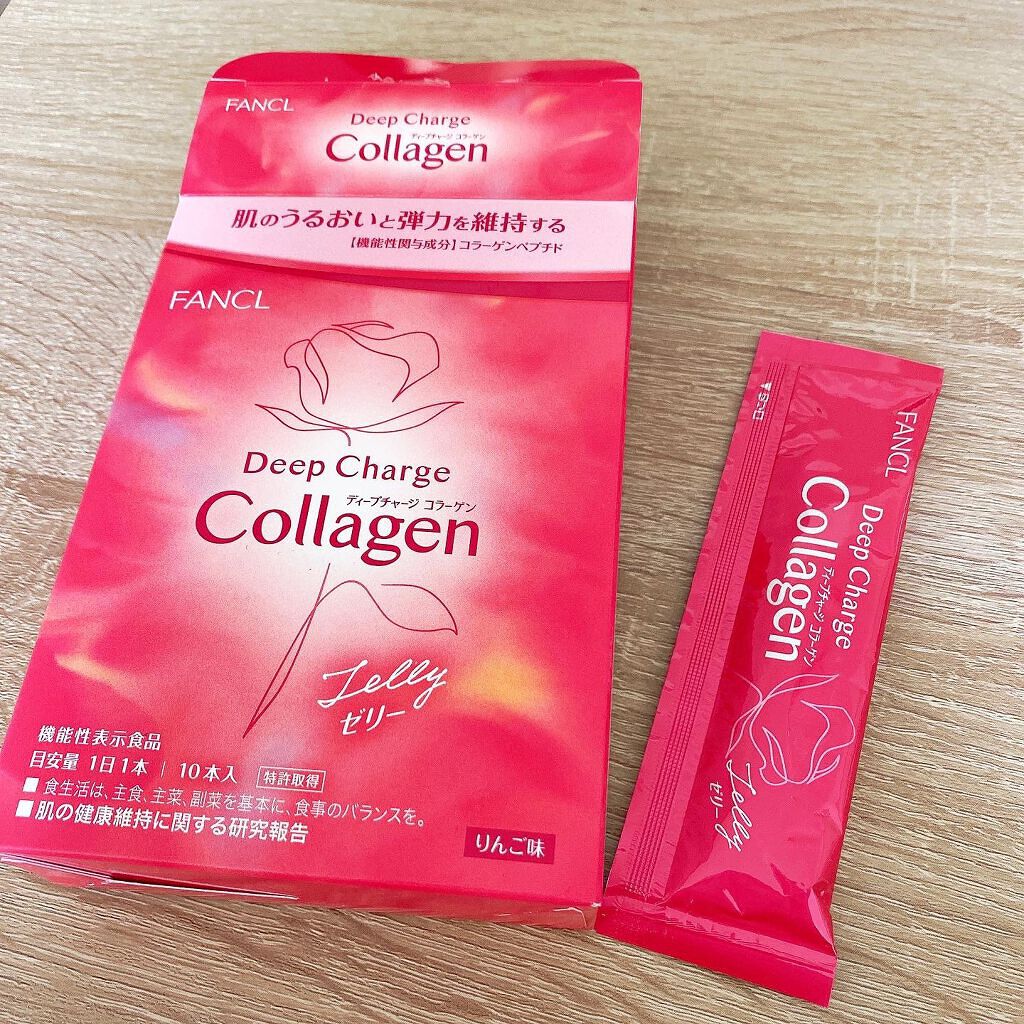 ディープチャージ コラーゲン スティックゼリー/ファンケル/美容サプリメントを使ったクチコミ(1枚目)