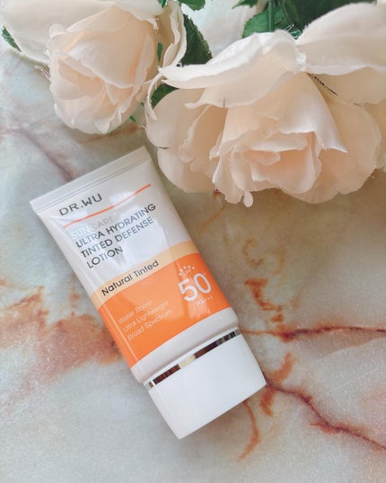 サンスクリーン+モイスト(色付き)<日焼け止め>/DR.WU/日焼け止めローションを使ったクチコミ(1枚目)