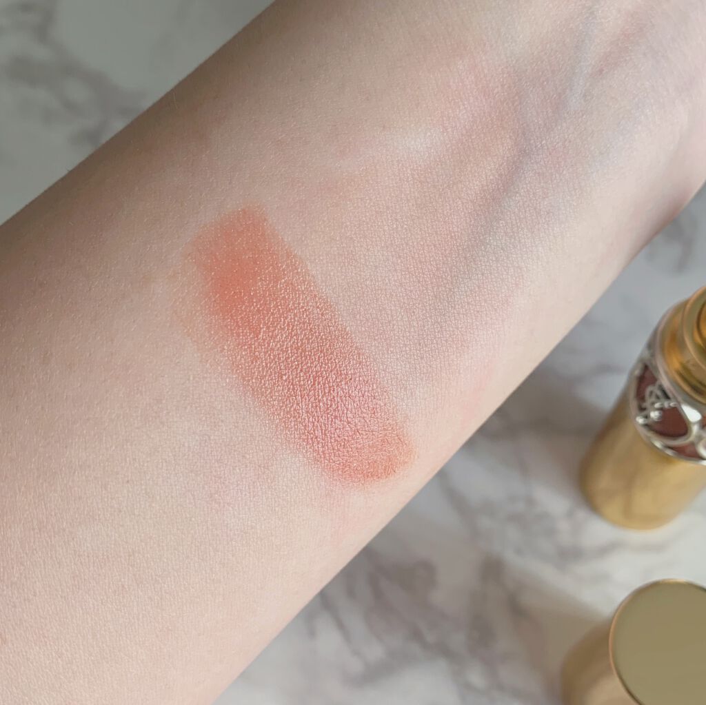 ルージュ ヴォリュプテ シャイン/YVES SAINT LAURENT BEAUTE/口紅を使ったクチコミ（2枚目）