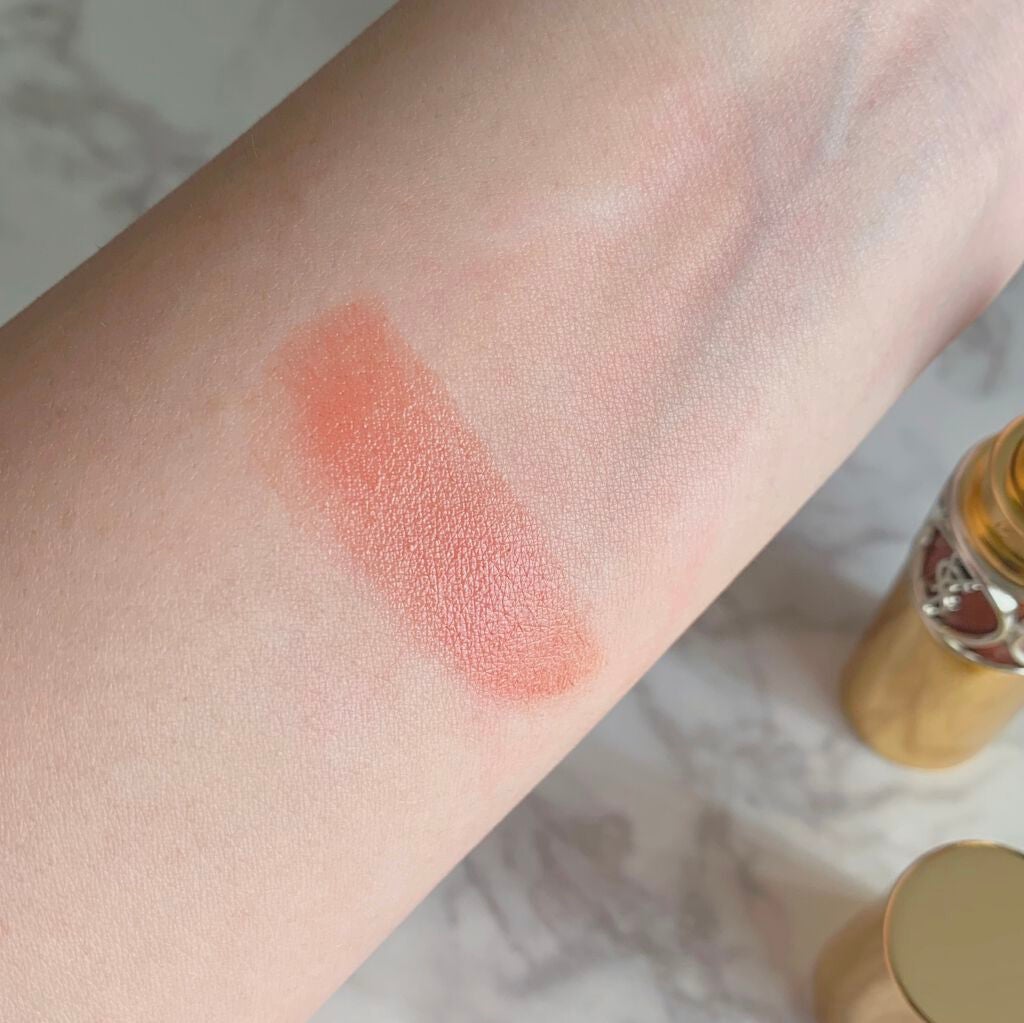 ルージュ ヴォリュプテ シャイン/YVES SAINT LAURENT BEAUTE/口紅を使ったクチコミ(2枚目)