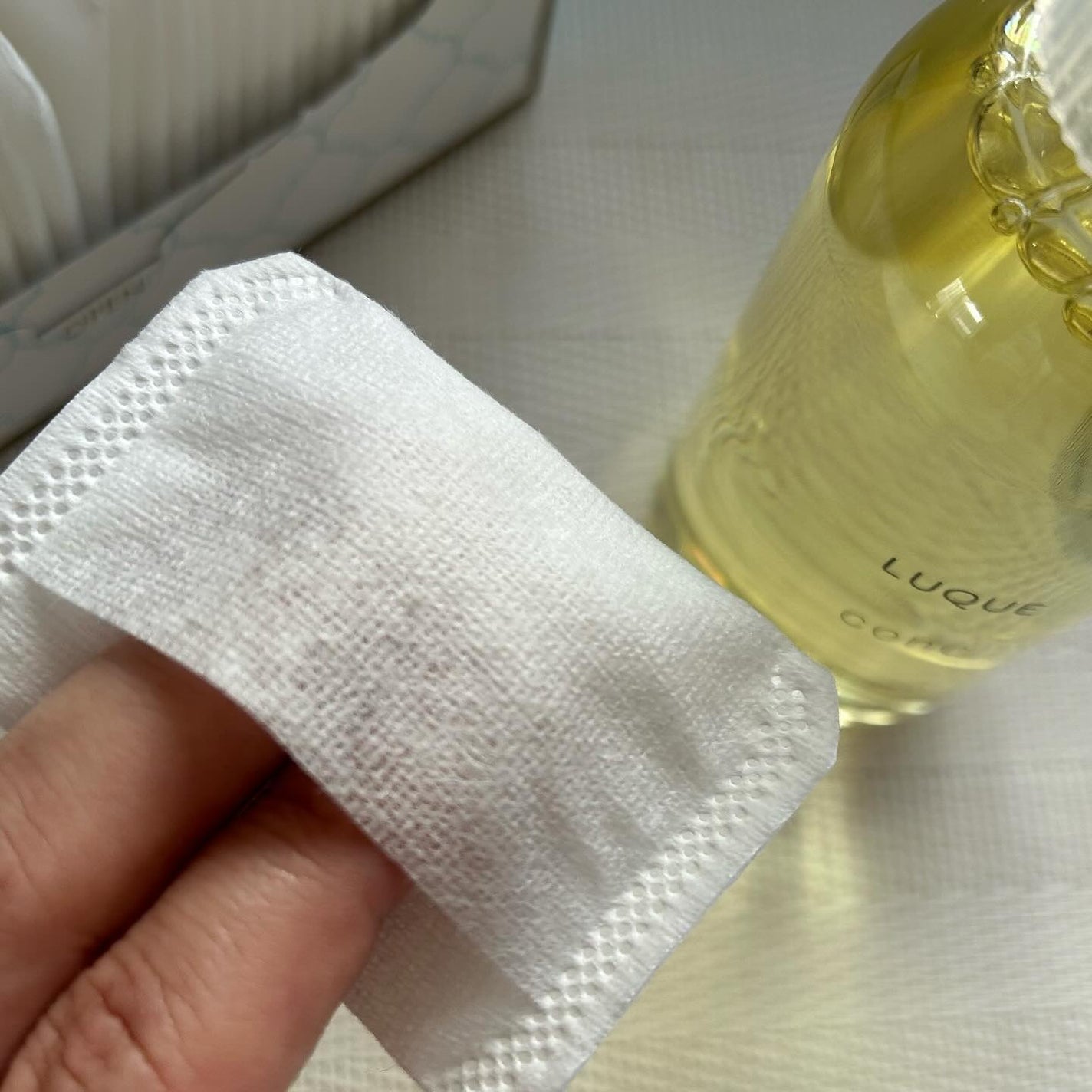 ルクエ コンク/ナリス化粧品/拭き取り化粧水を使ったクチコミ(3枚目)