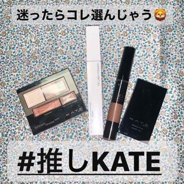 KATEっていえば、人生で初めて買った化粧品がKATEだったなあ。メイクのことなんて何も分かんなかったけど黒木メイサが美人すぎてとりあえず買ったんだよなあ。懐かしいな〜！気付けば長い付き合いです。ありが