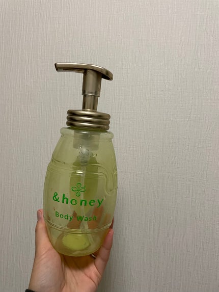 ピュアモイスト 泡ボディウォッシュ/&honey/ボディソープを使ったクチコミ(1枚目)