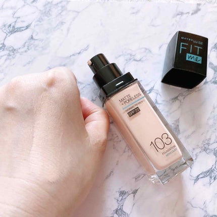 フィットミー リキッドファンデーション R 103/MAYBELLINE NEW YORK/リキッドファンデーションを使ったクチコミ(2枚目)