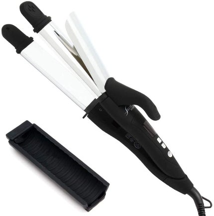 SALONMOON ミラーチタニウム 2WAYヘアアイロン ストレート&カールSLM002Ti