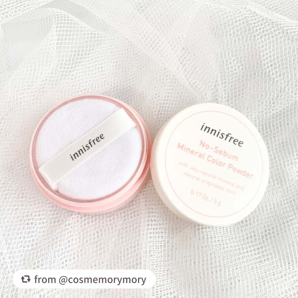 ノーセバム ミネラルカラーパウダー /innisfree/ルースパウダーを使ったクチコミ(2枚目)