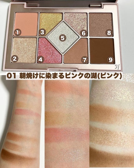 シャインユー アイシャドウパレット/frunflynn/アイシャドウパレットを使ったクチコミ(4枚目)