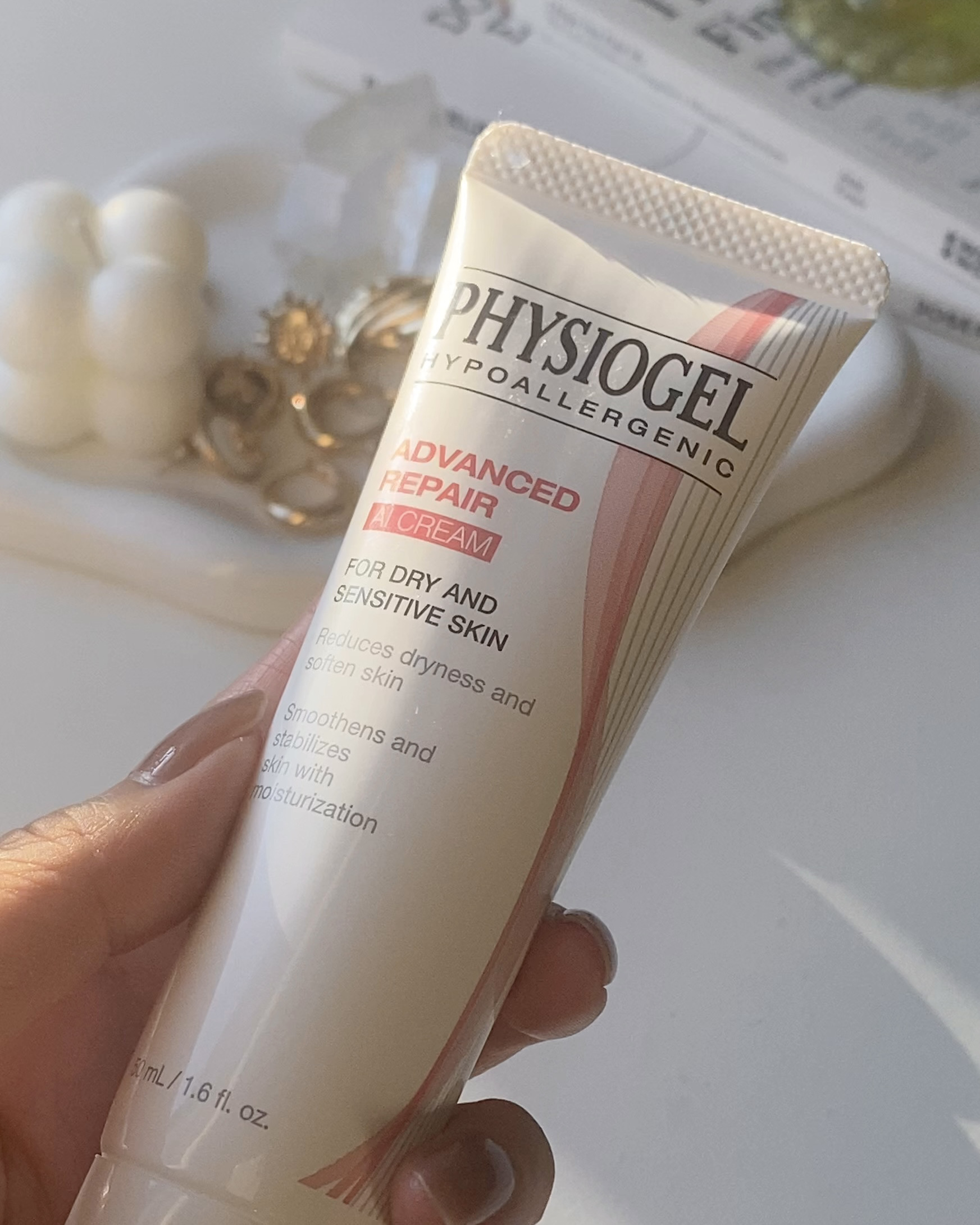 レッドスージングAIクリーム/PHYSIOGEL/フェイスオイルを使ったクチコミ（1枚目）