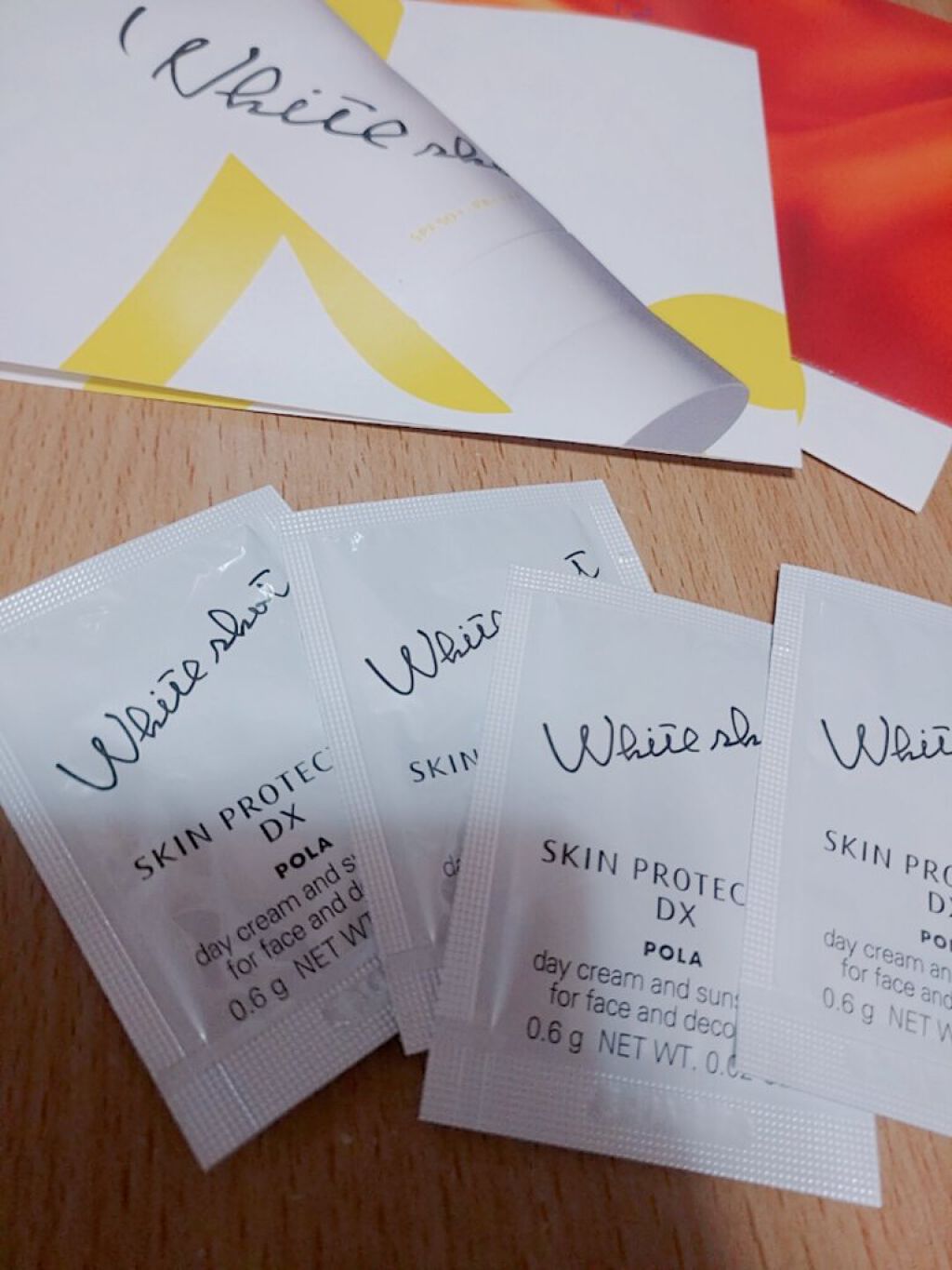 スキンプロテクター DX/ホワイトショット/日焼け止めクリームを使ったクチコミ（1枚目）