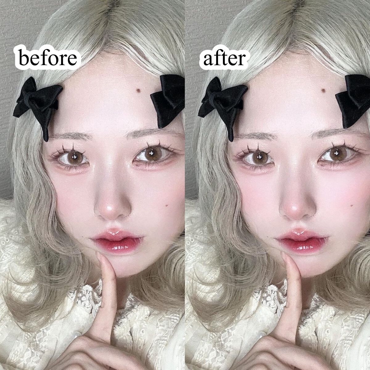 パールグロウハイライト/CEZANNE/パウダーハイライトを使ったクチコミ(4枚目)