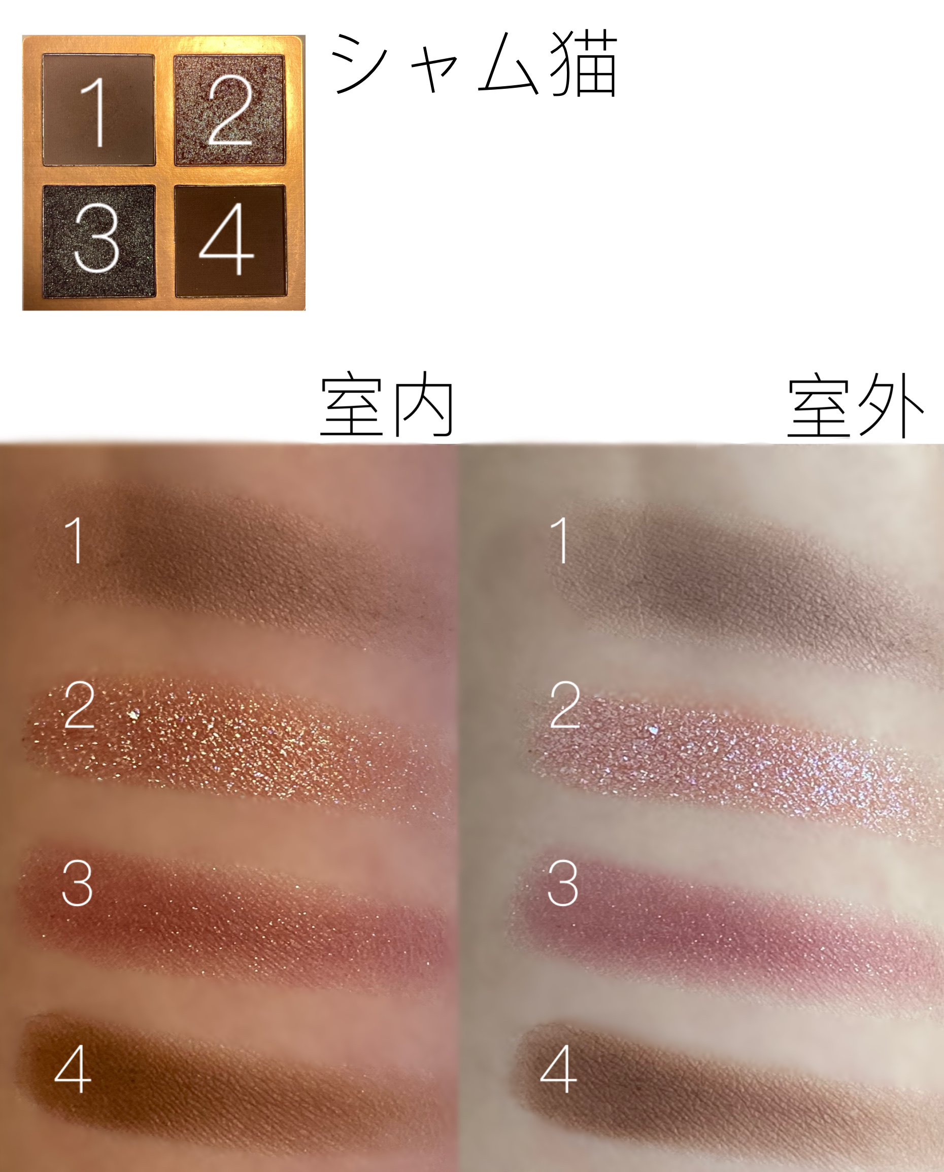 Venus Marble アイシャドウキャットシリーズ/Venus Marble/アイシャドウパレットを使ったクチコミ（2枚目）