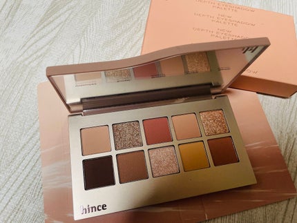ニューデップスアイシャドウパレット/hince/アイシャドウパレットを使ったクチコミ(1枚目)