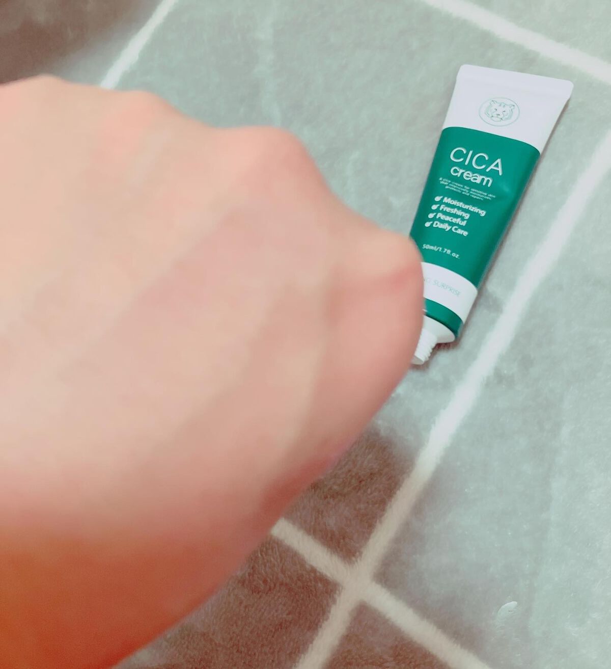 CICA cream/MORNING SURPRISE/フェイスクリームを使ったクチコミ(6枚目)