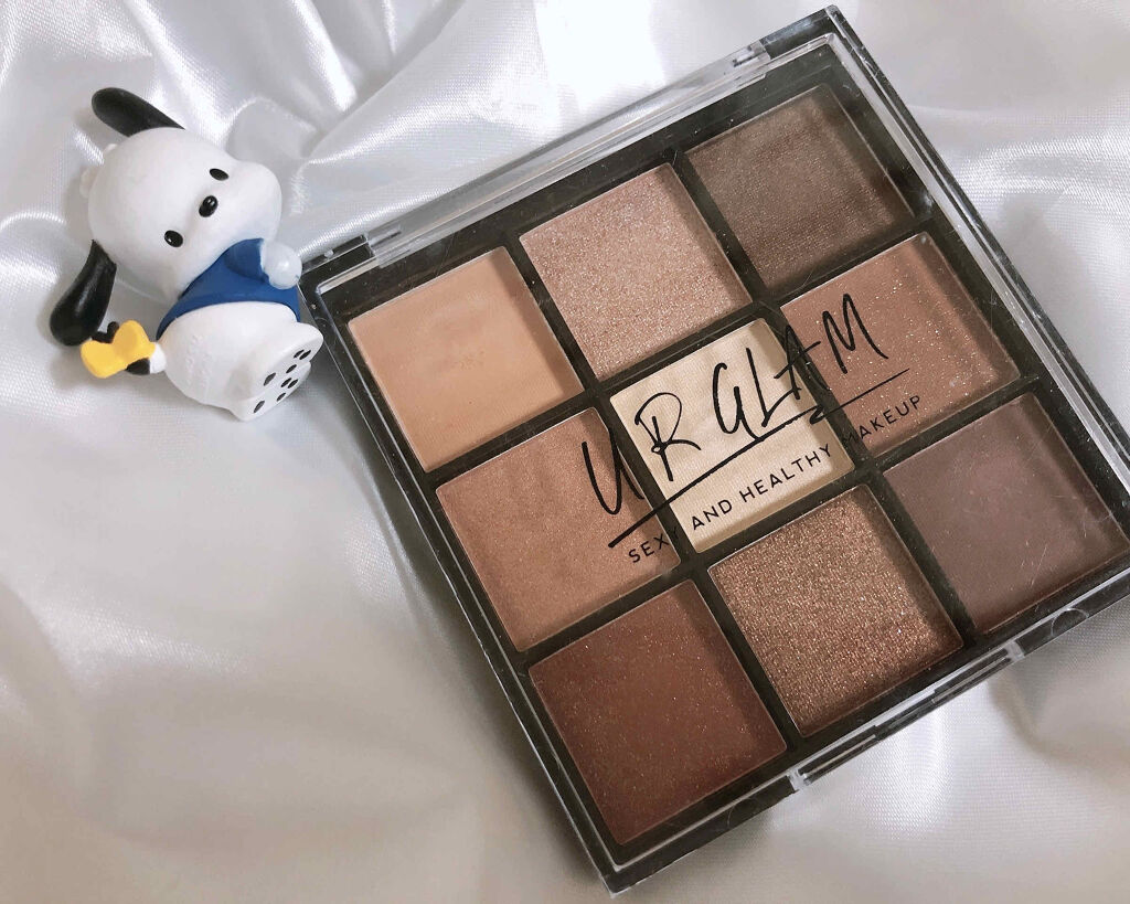 UR GLAM　BLOOMING EYE COLOR PALETTE/U R GLAM/アイシャドウパレットを使ったクチコミ（1枚目）