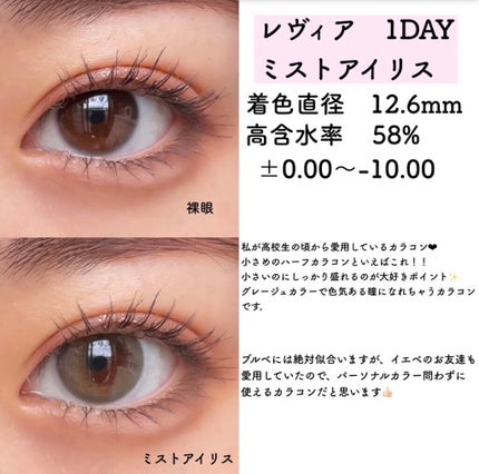 ReVIA 1day/ReVIA/ワンデー(1DAY)カラコンを使ったクチコミ(5枚目)